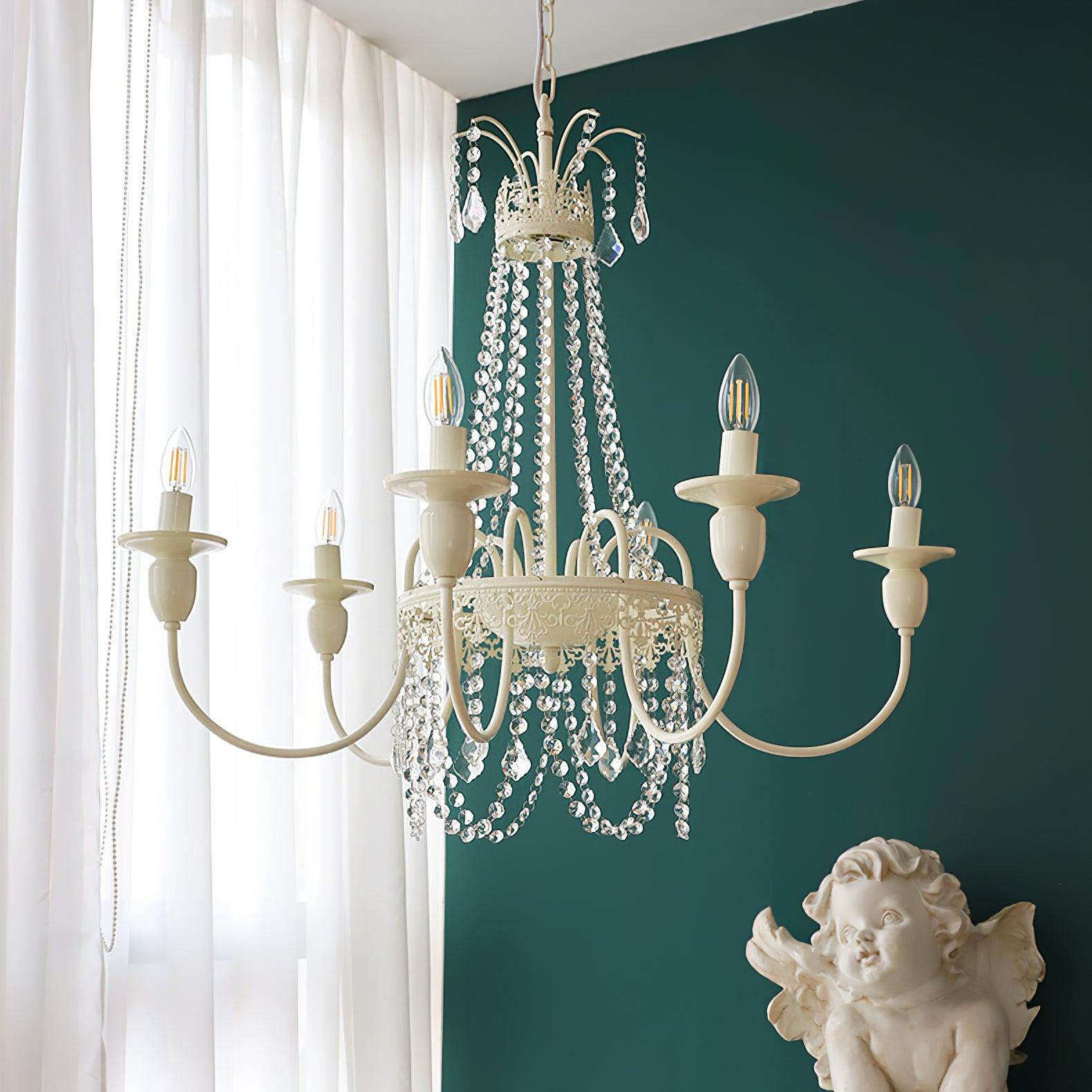Lustra Chandelier Crystal Tassels - Letslighting