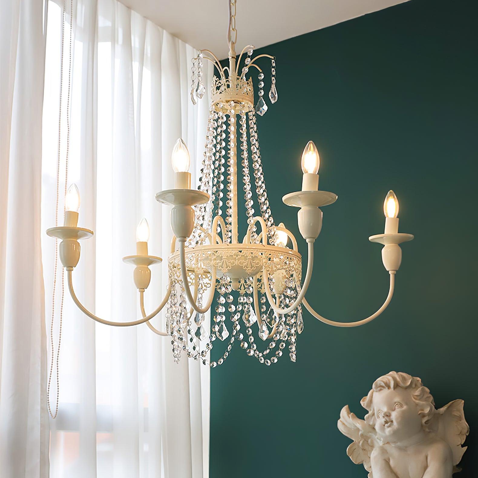 Lustra Chandelier Crystal Tassels - Letslighting