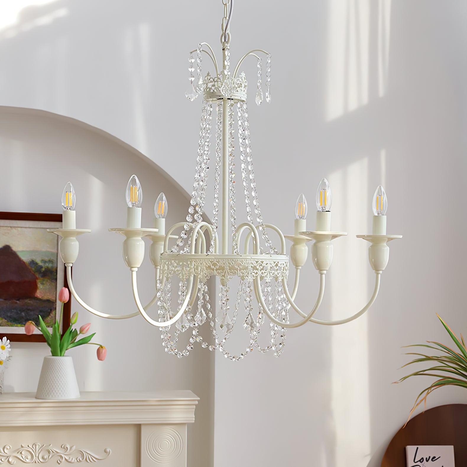 Lustra Chandelier Crystal Tassels - Letslighting