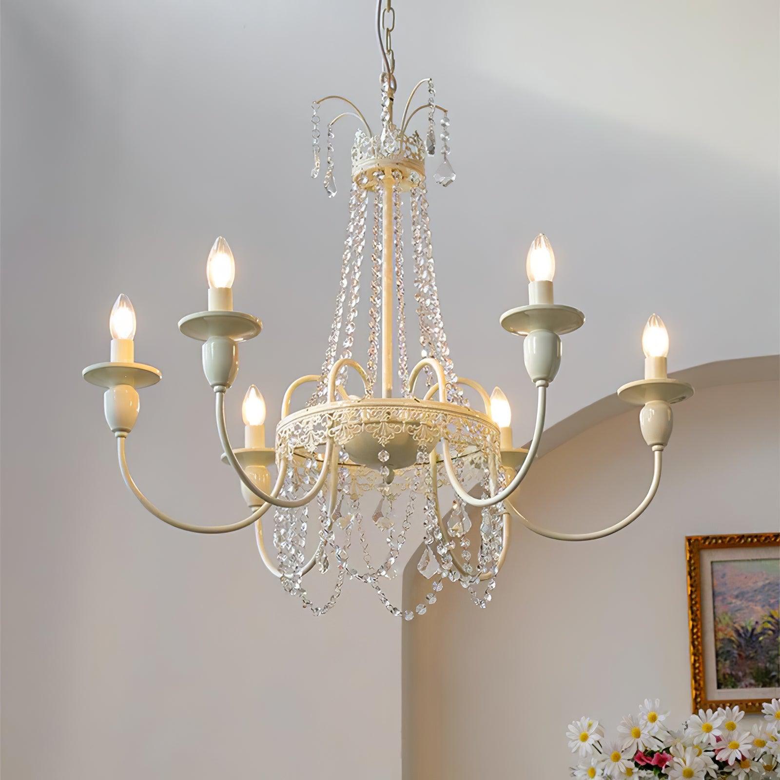 Lustra Chandelier Crystal Tassels - Letslighting