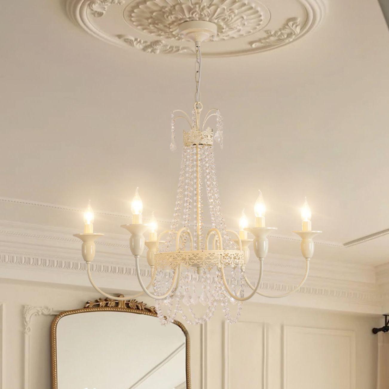 Lustra Chandelier Crystal Tassels - Letslighting