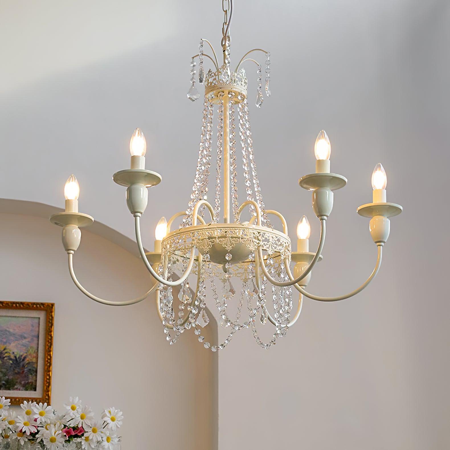 Lustra Chandelier Crystal Tassels - Letslighting