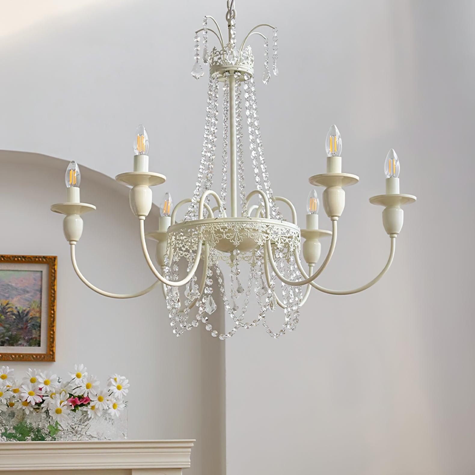 Lustra Chandelier Crystal Tassels - Letslighting