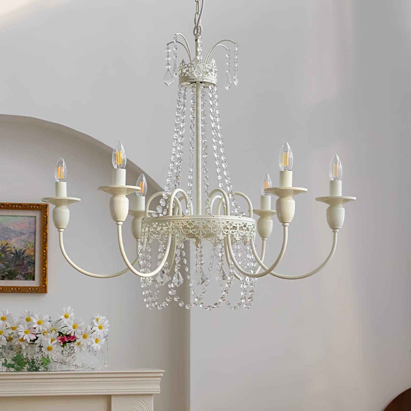 Lustra Chandelier Crystal Tassels - Letslighting