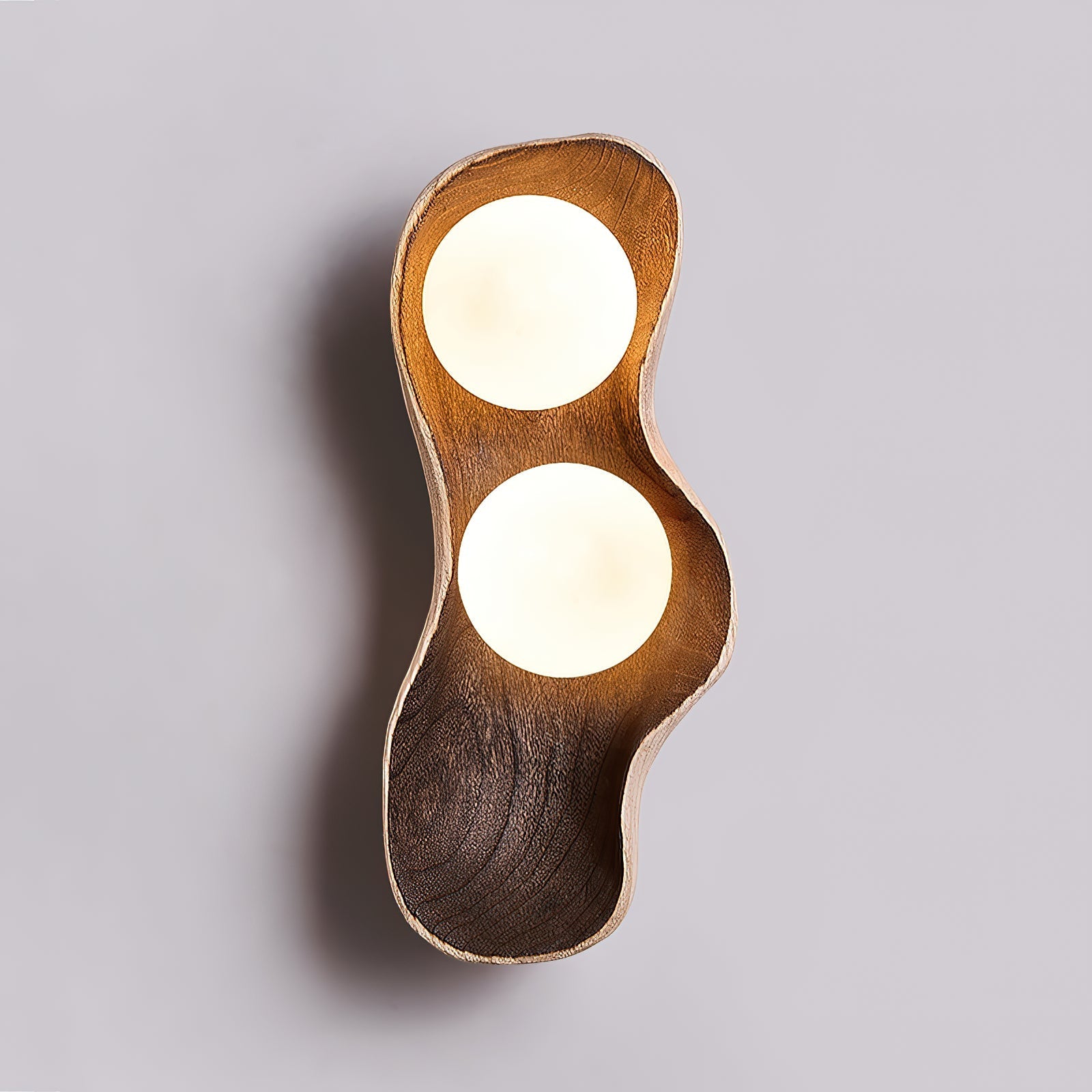 Ivaren Modern Minimalist Wooden Glass Ceiling Lamp - Letslighting