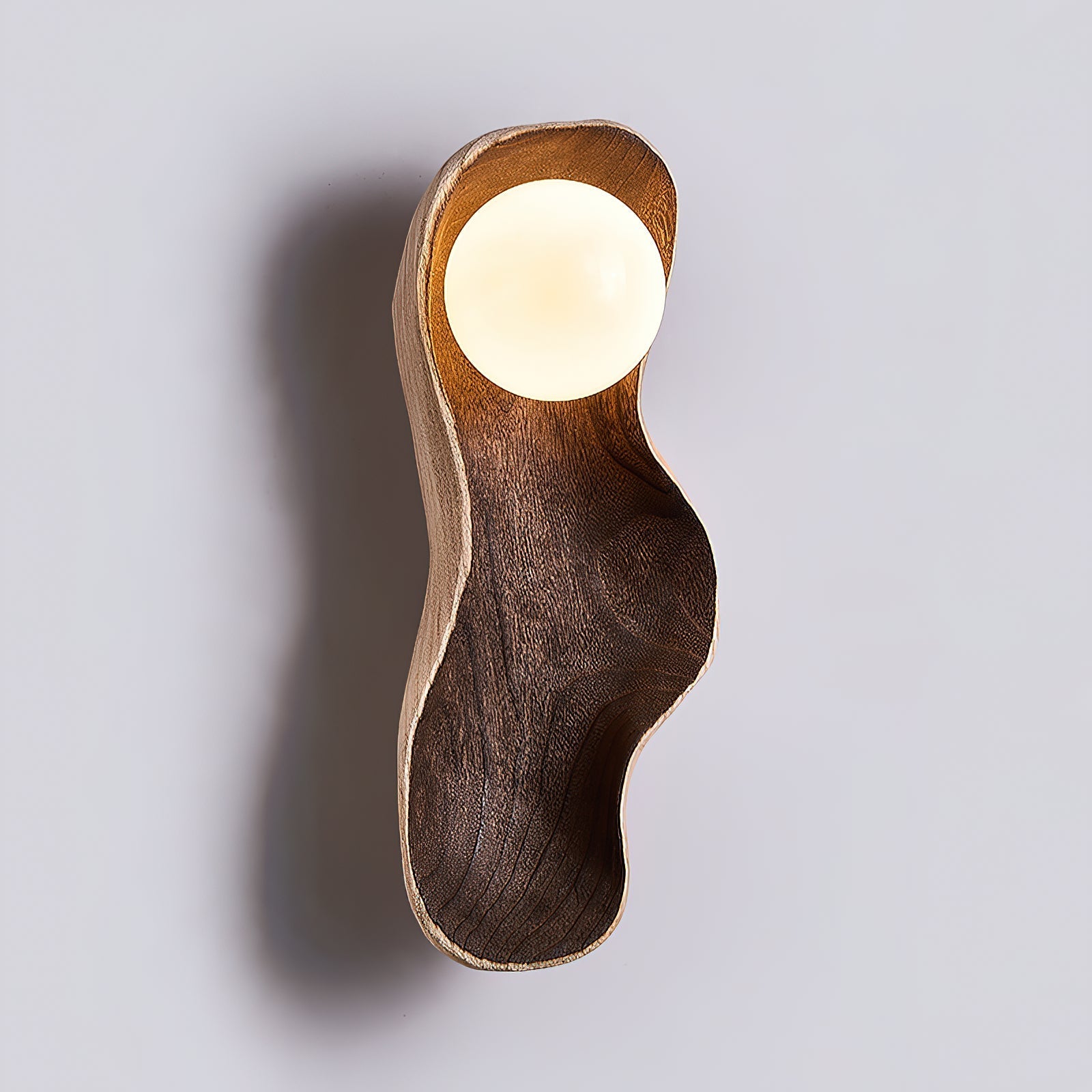 Evshaia Individual Creativity Pea Wooden Glass Wall Lamp - Letslighting