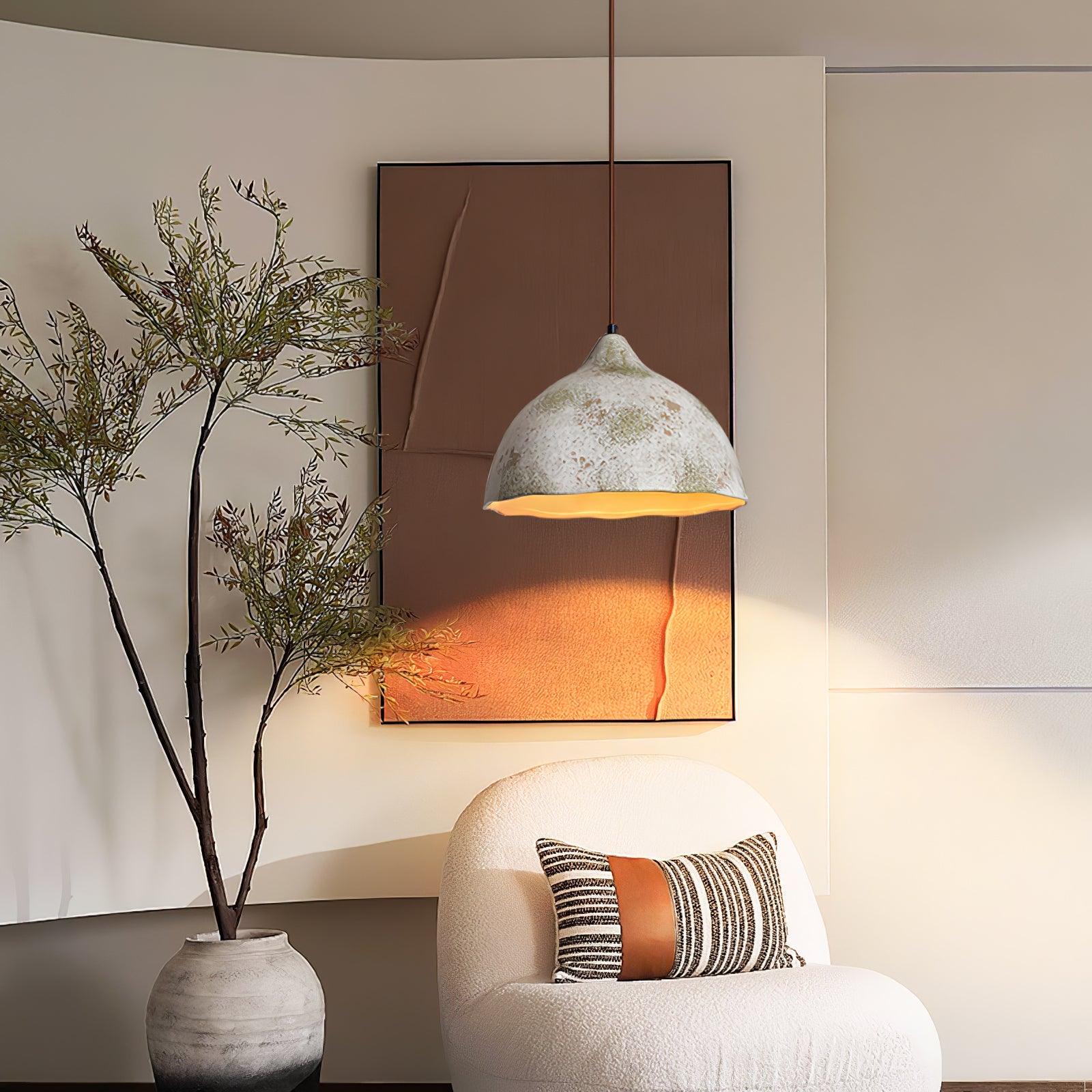 Moss Minimalist Wood Pendant Light - Letslighting