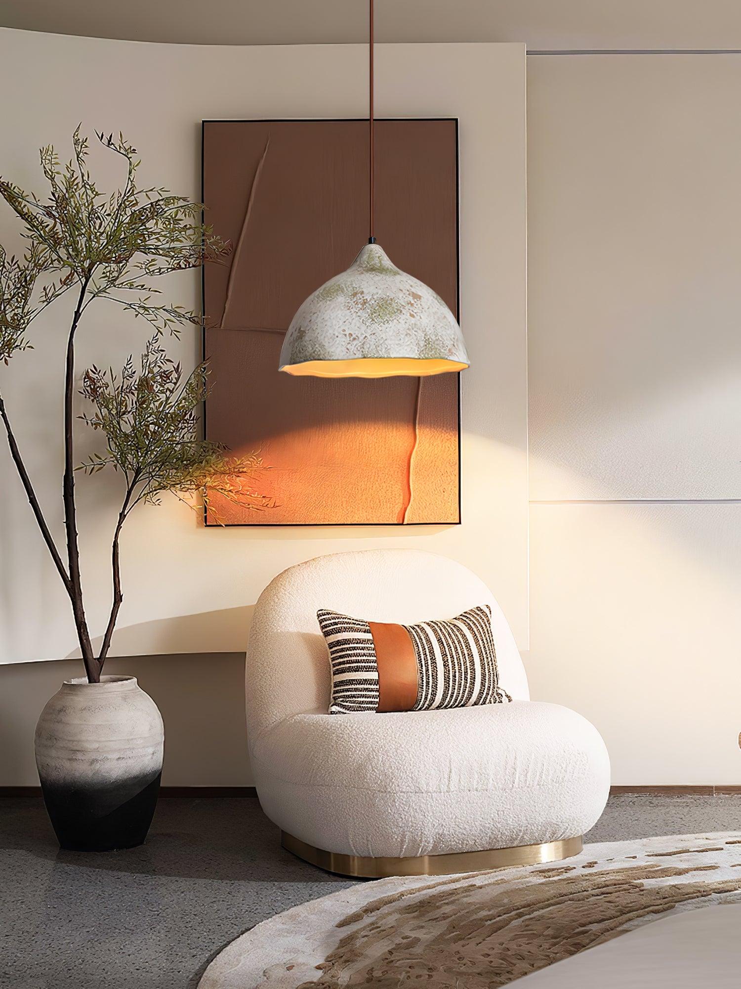 Moss Minimalist Wood Pendant Light - Letslighting