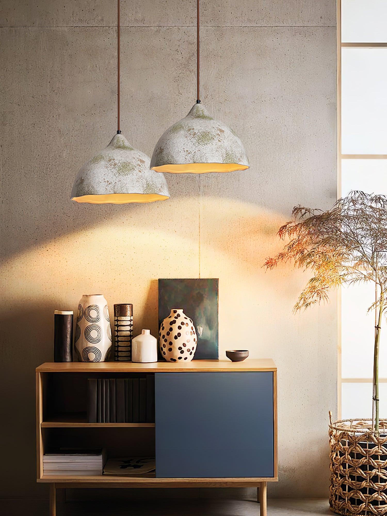 Moss Minimalist Wood Pendant Light - Letslighting