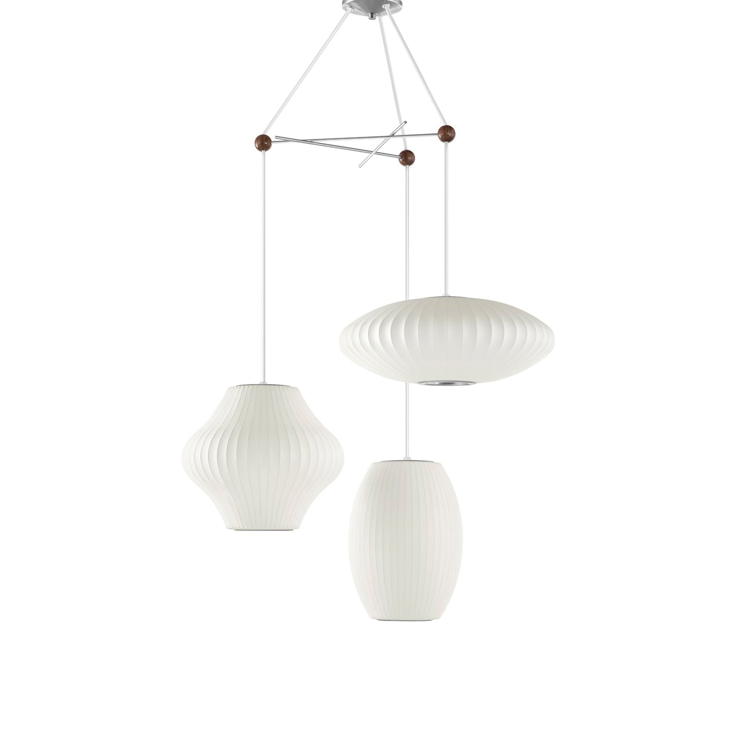 Lunar Modern Silk Pendant Lamp - Letslighting