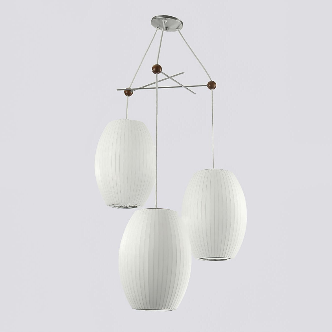 Lunar Modern Silk Pendant Lamp - Letslighting
