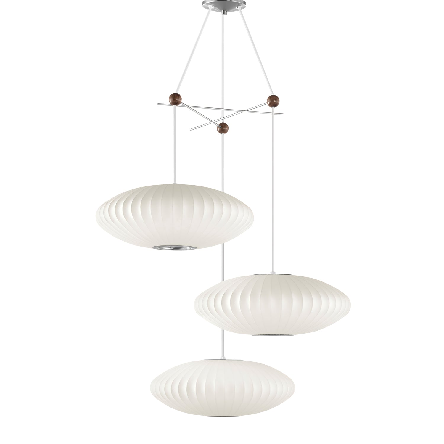 Lunar Modern Silk Pendant Lamp - Letslighting