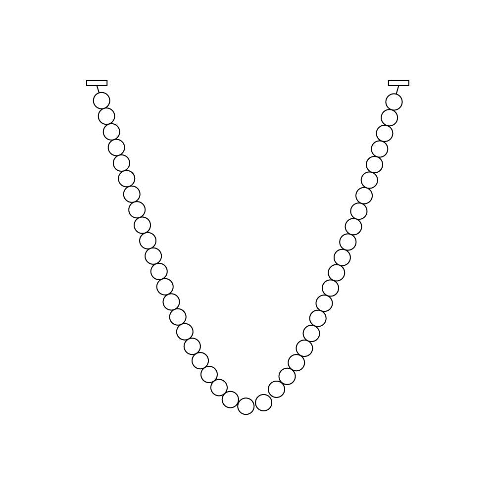 Icarara Modern Minimalist Pearl Necklace Glass Chandelier - Letslighting