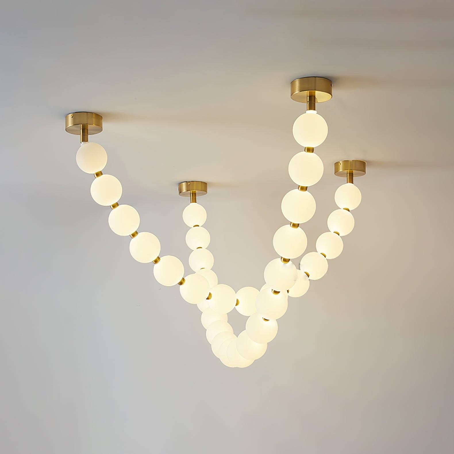 Zalvarin Brass Sputnik Chandelier - Letslighting