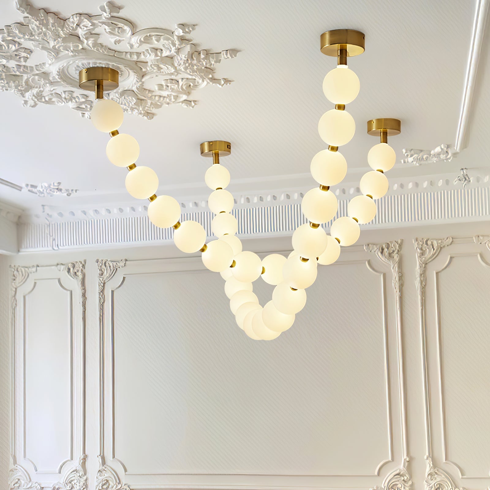 Zalvarin Brass Sputnik Chandelier - Letslighting