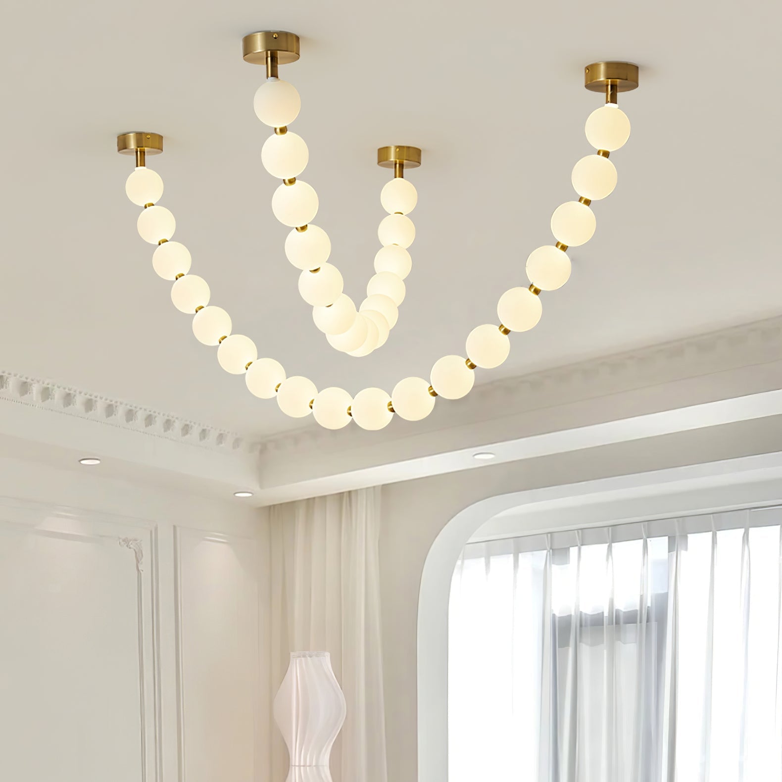 Zalvarin Brass Sputnik Chandelier - Letslighting