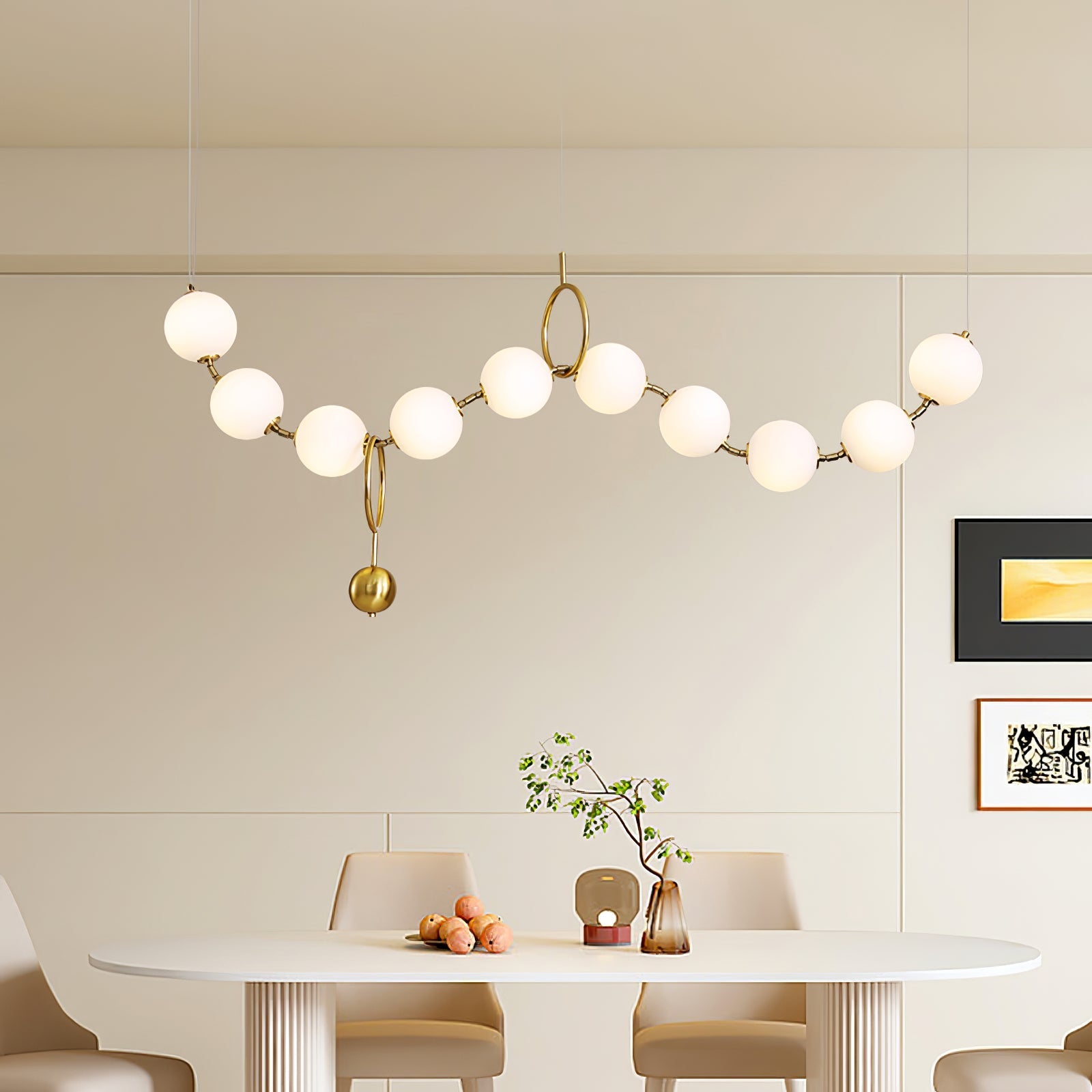 Lustra Pendant Lamp Necklace Glass - Letslighting
