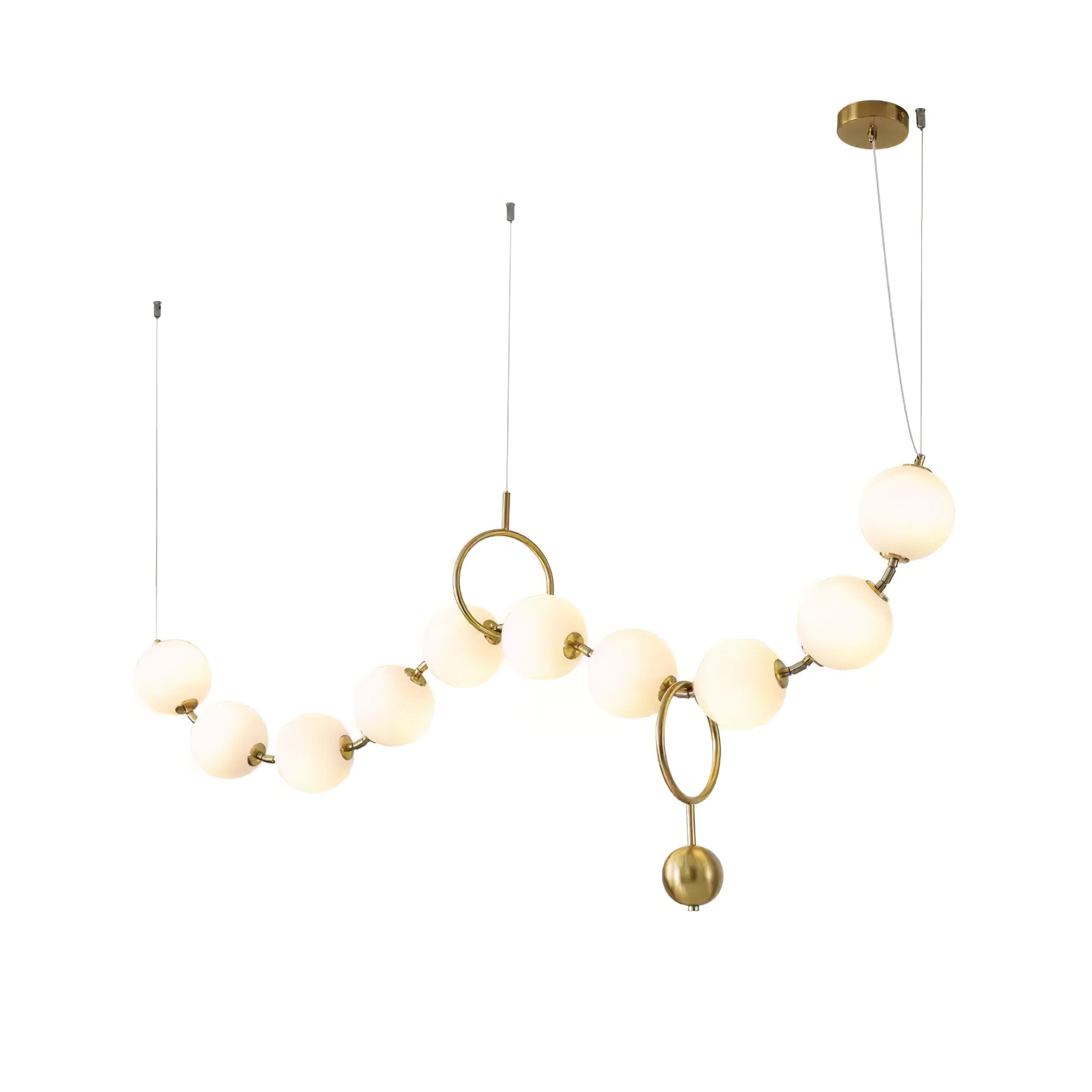 Lustra Pendant Lamp Necklace Glass - Letslighting