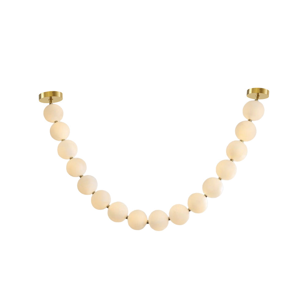 Icarara Modern Minimalist Pearl Necklace Glass Chandelier - Letslighting