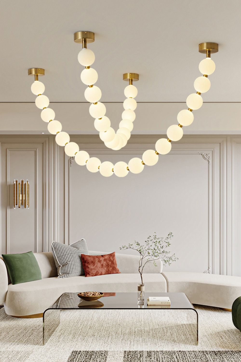 Zalvarin Brass Sputnik Chandelier - Letslighting