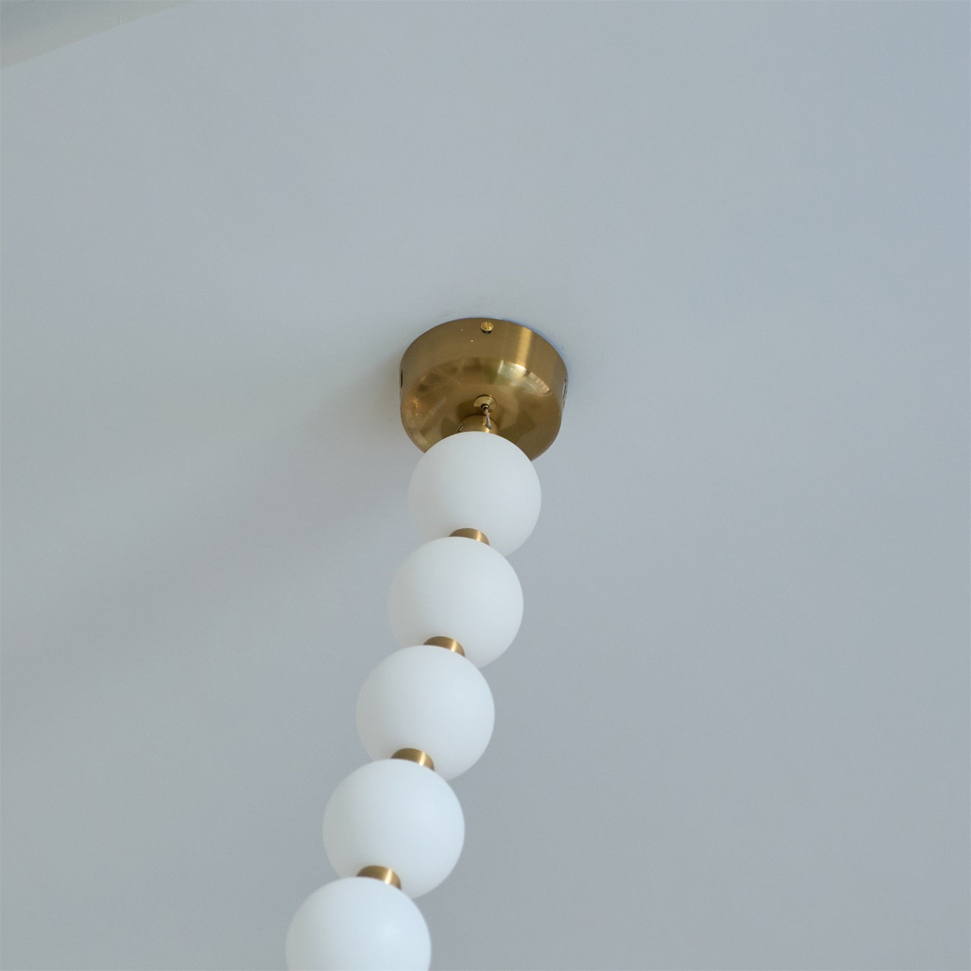 Icarara Modern Minimalist Pearl Necklace Glass Chandelier - Letslighting