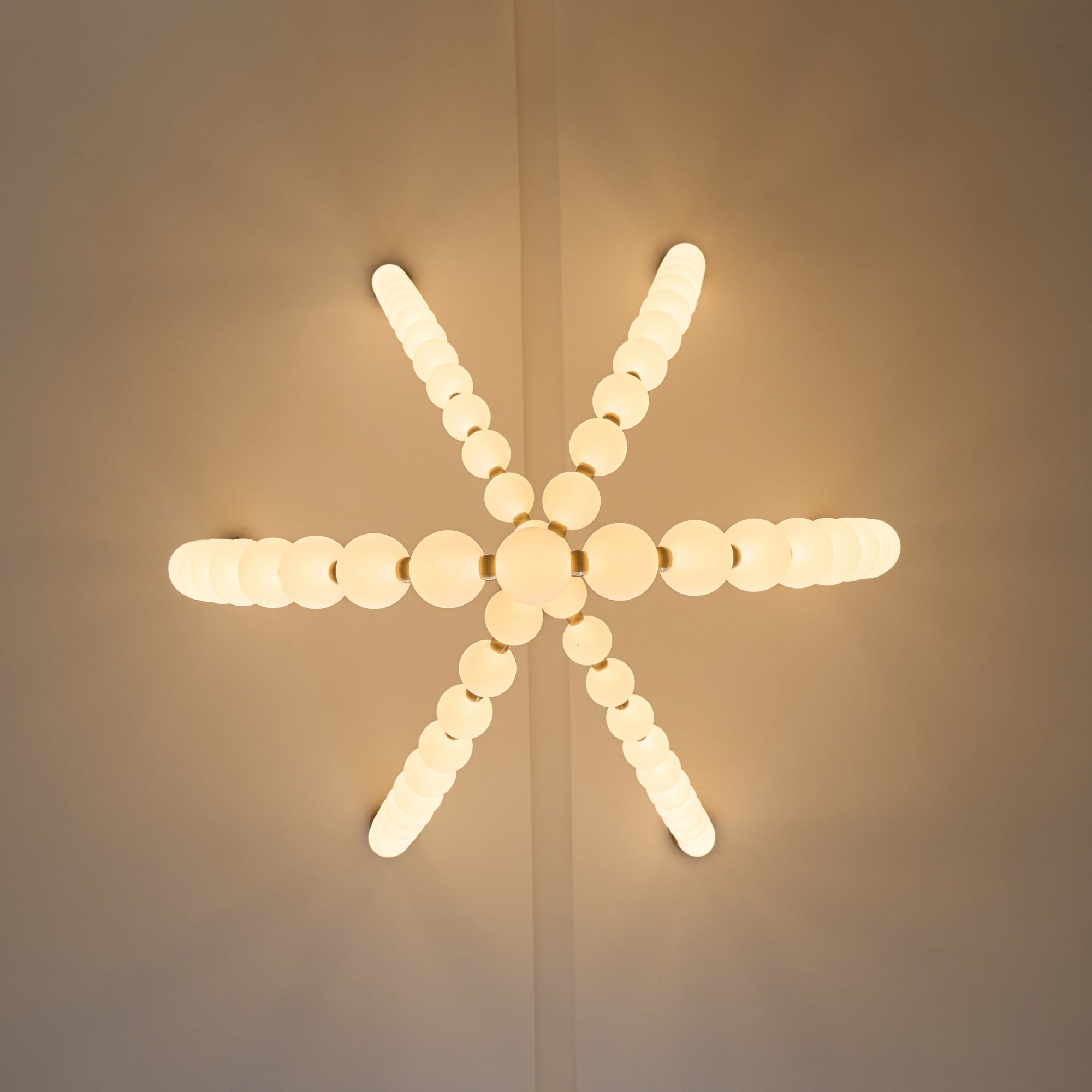 Icarara Modern Minimalist Pearl Necklace Glass Chandelier - Letslighting