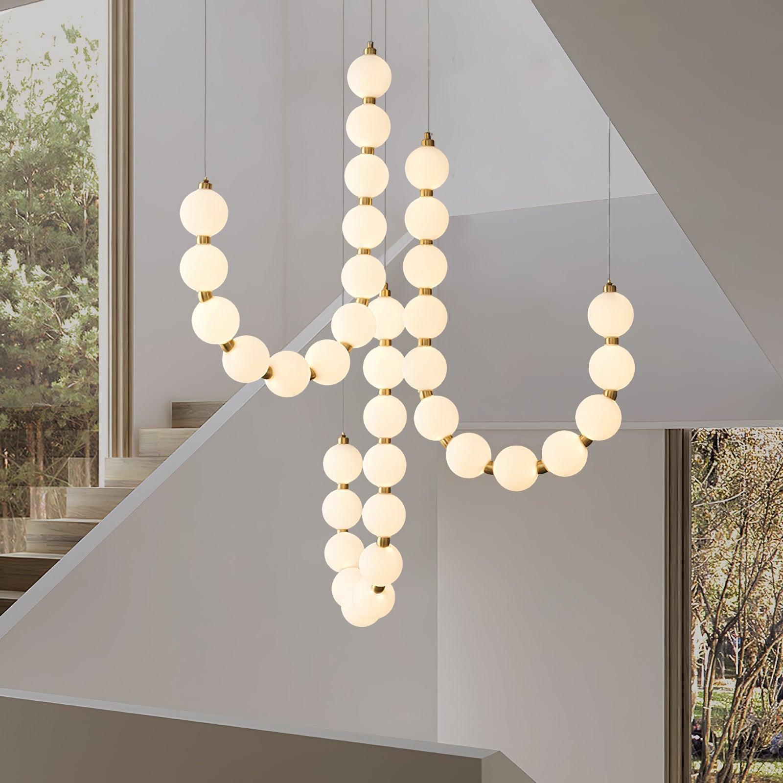 Pearl Modernl Glass Chandelier - Letslighting