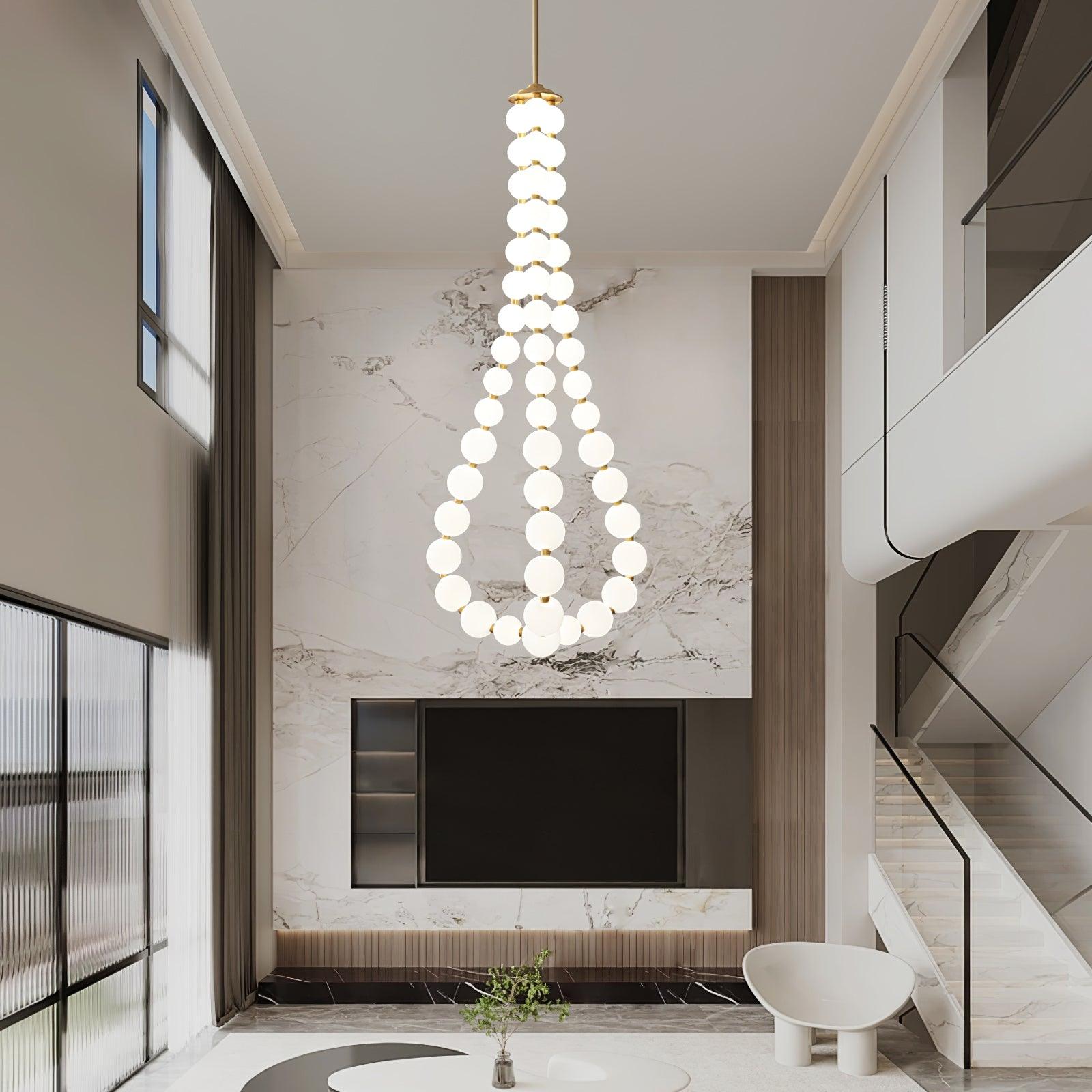 Pearl Modernl Glass Chandelier - Letslighting