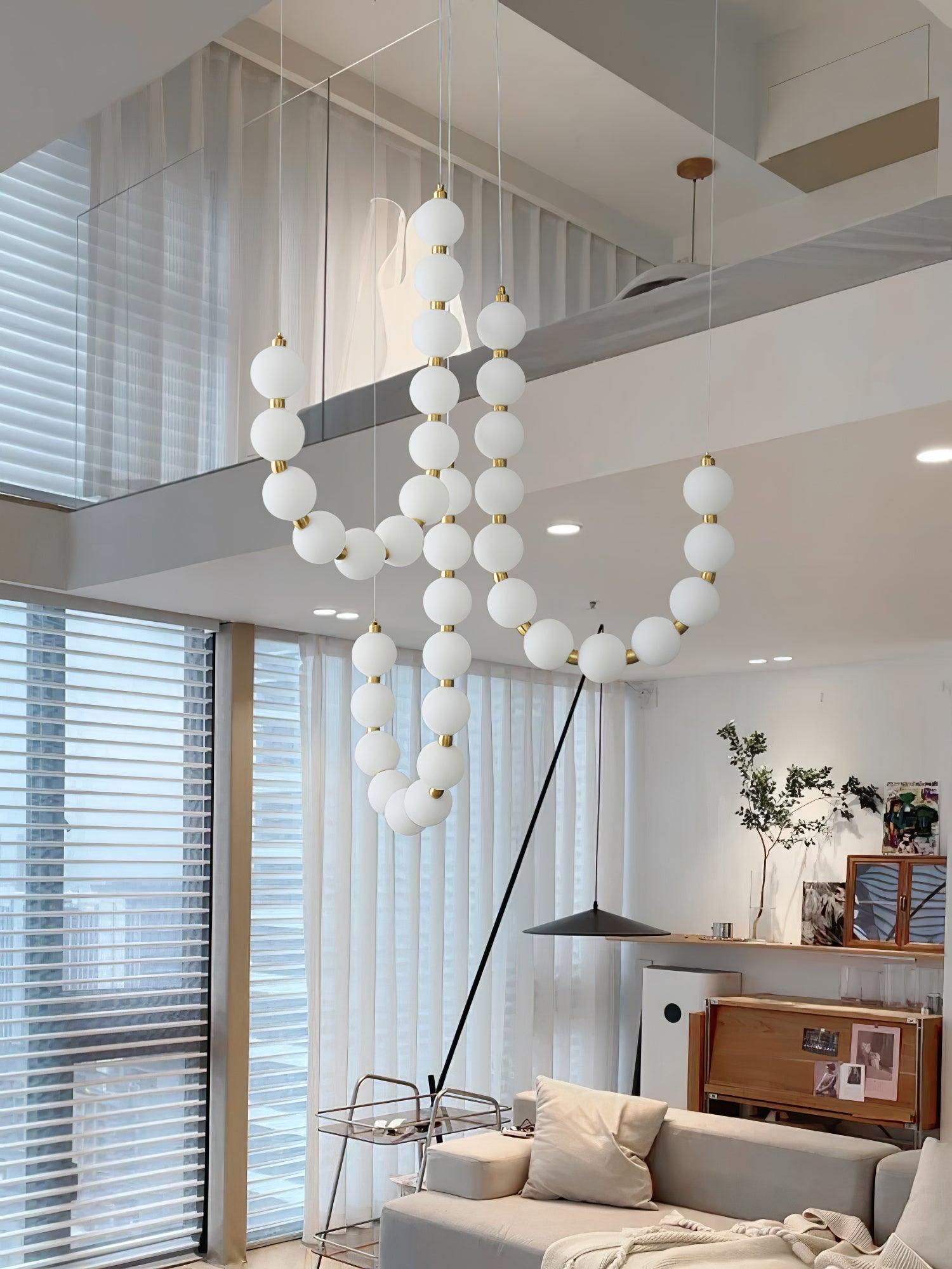 Pearl Modernl Glass Chandelier - Letslighting