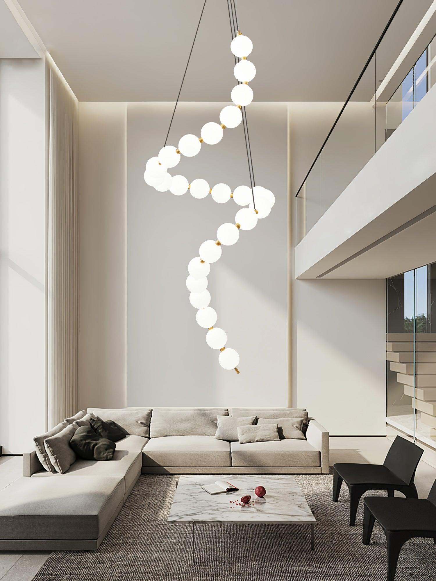 Pearl Modernl Glass Chandelier - Letslighting