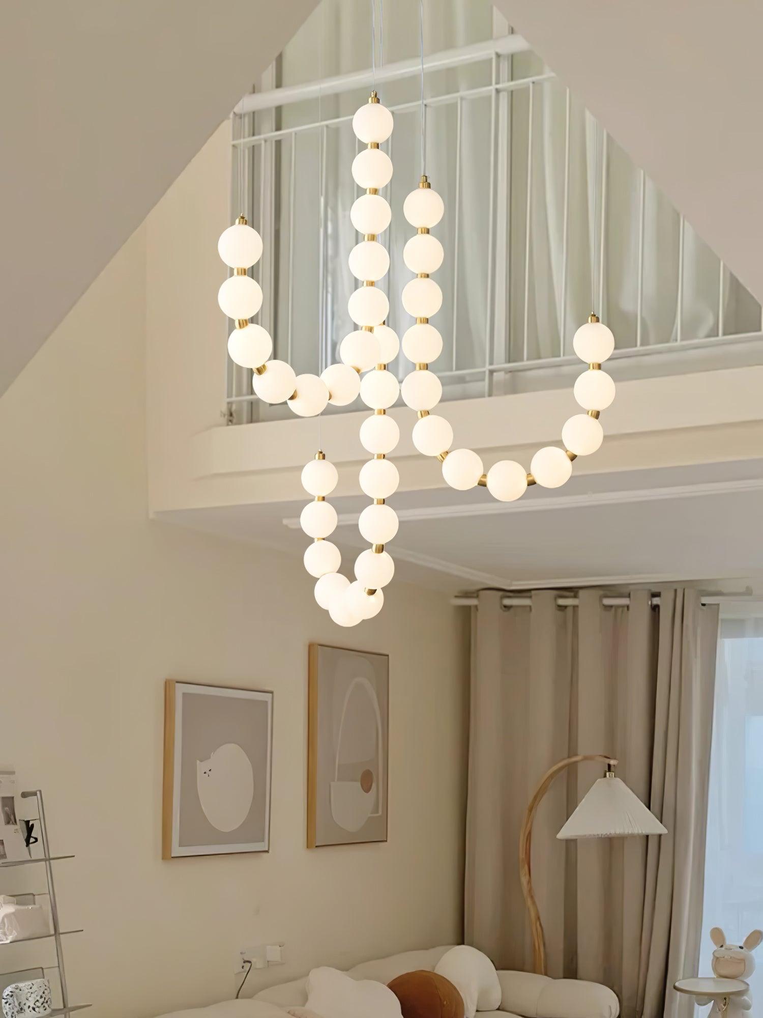 Pearl Modernl Glass Chandelier - Letslighting