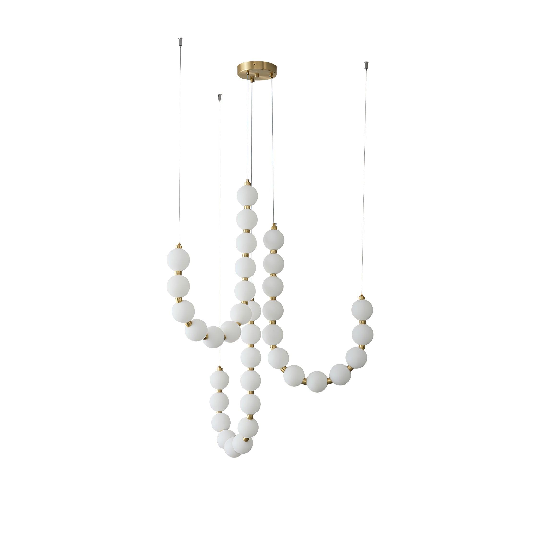Pearl Modernl Glass Chandelier - Letslighting