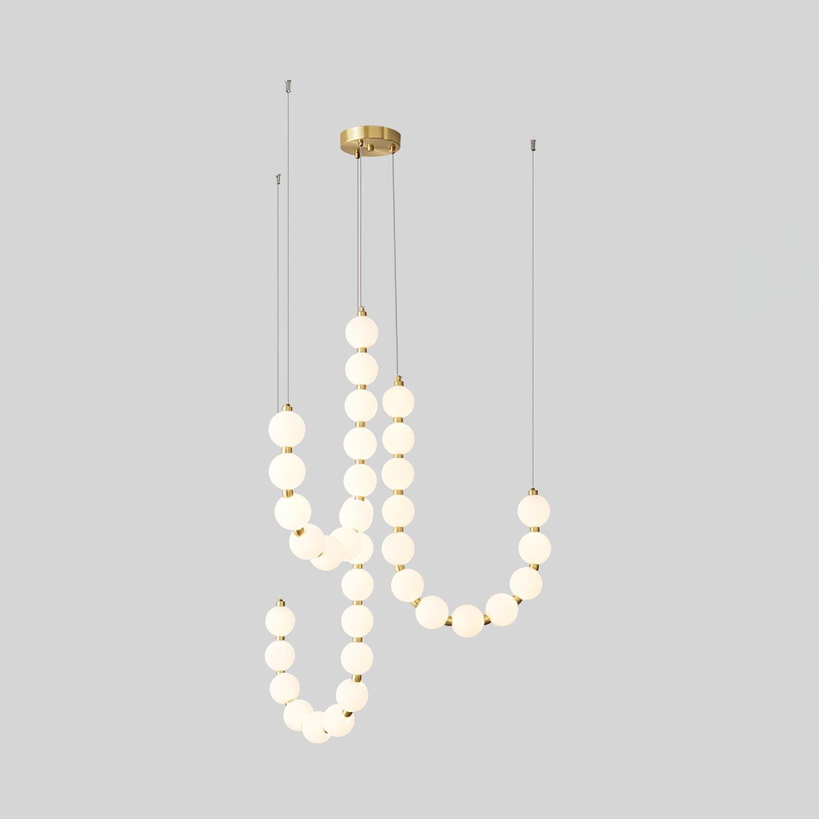 Pearl Modernl Glass Chandelier - Letslighting