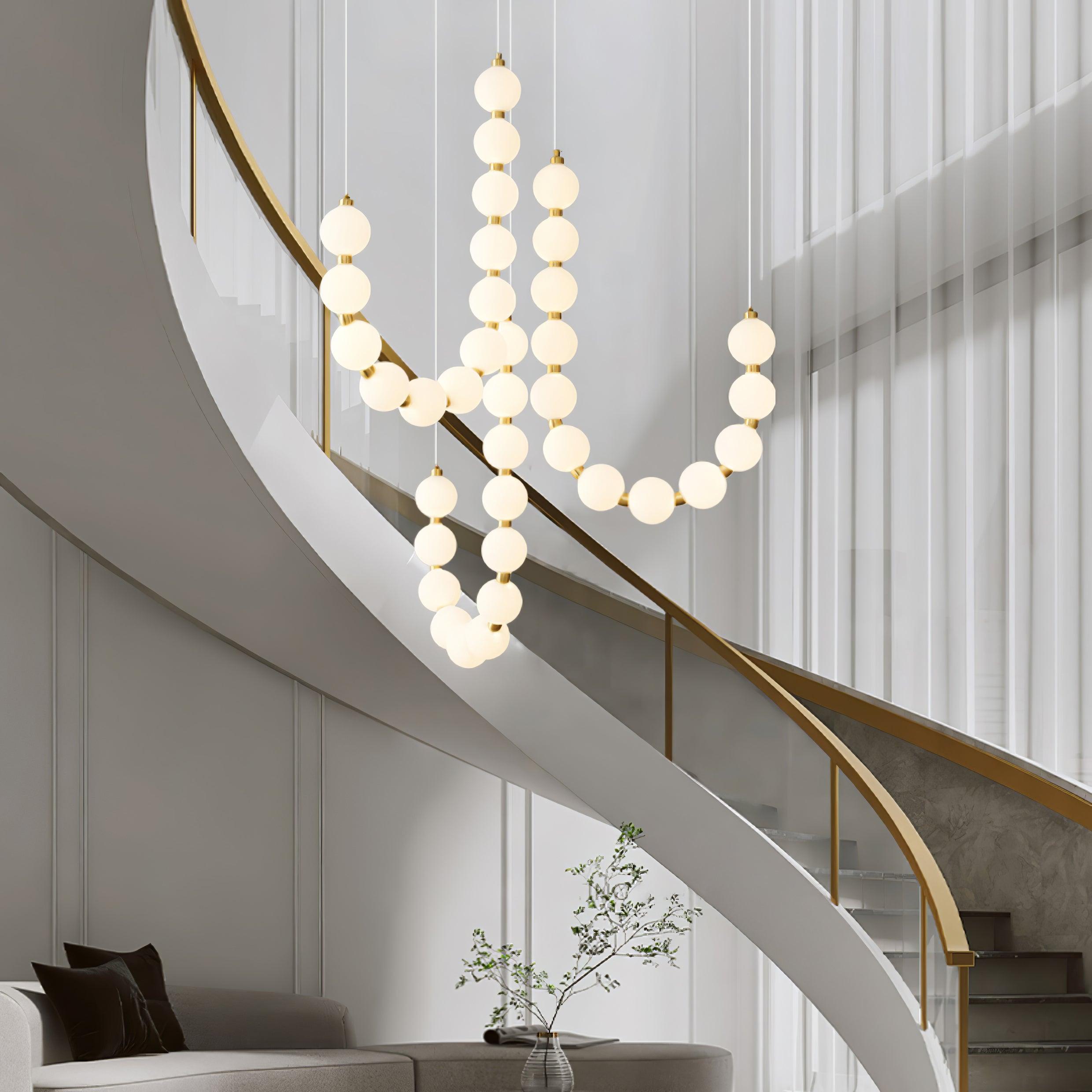 Pearl Modernl Glass Chandelier - Letslighting