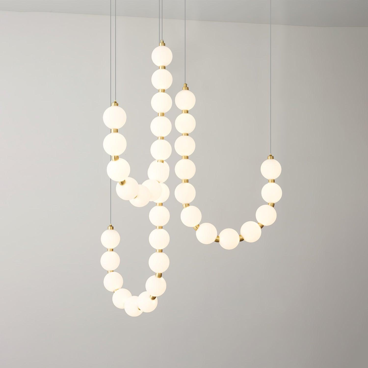 Pearl Modernl Glass Chandelier - Letslighting
