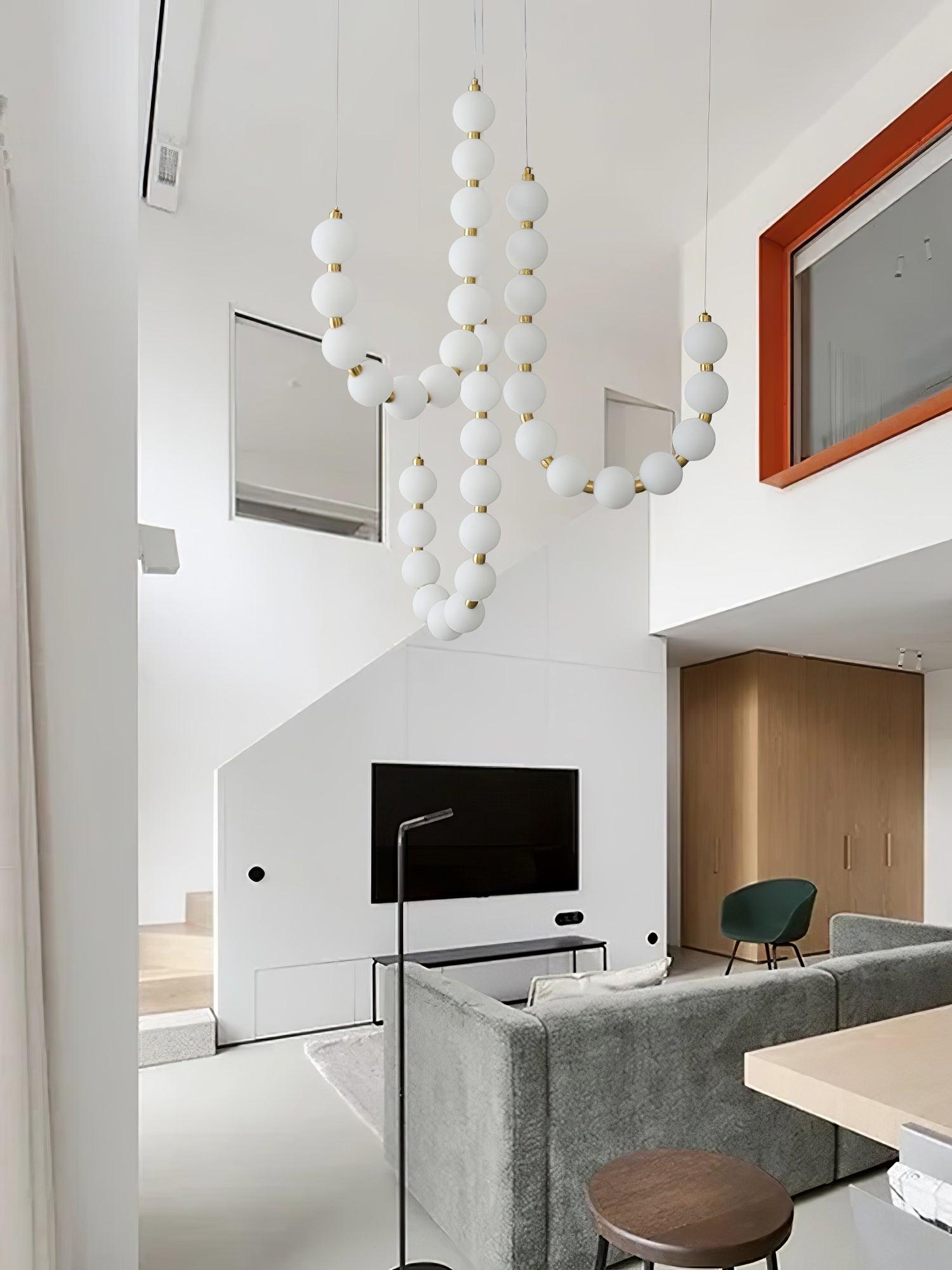 Pearl Modernl Glass Chandelier - Letslighting
