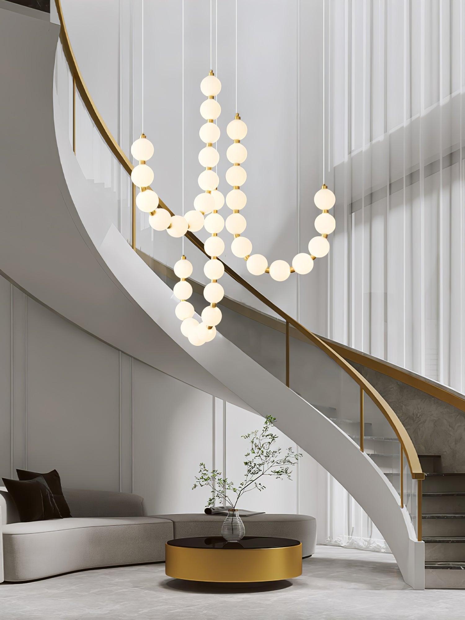 Pearl Modernl Glass Chandelier - Letslighting