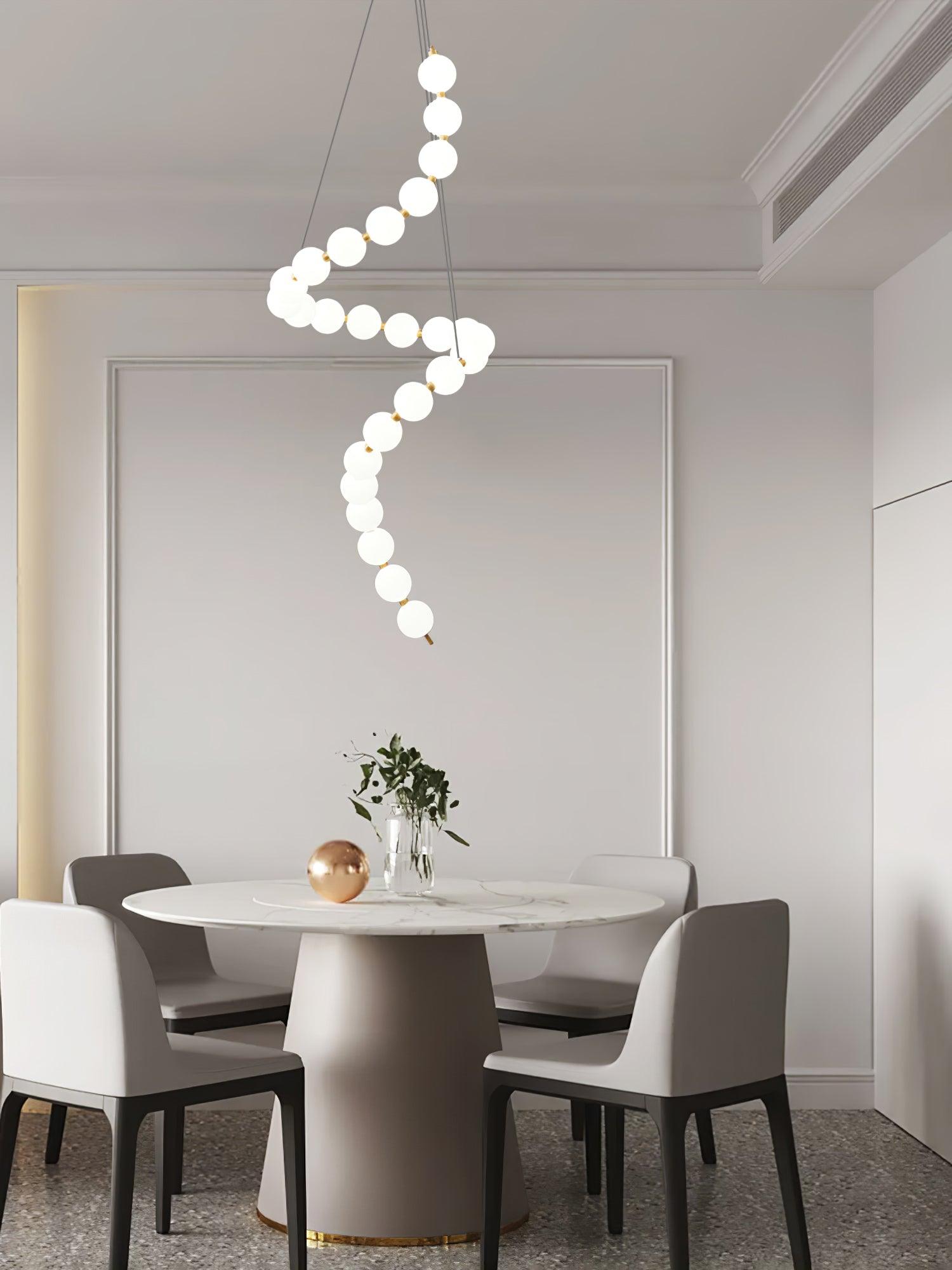 Pearl Modernl Glass Chandelier - Letslighting