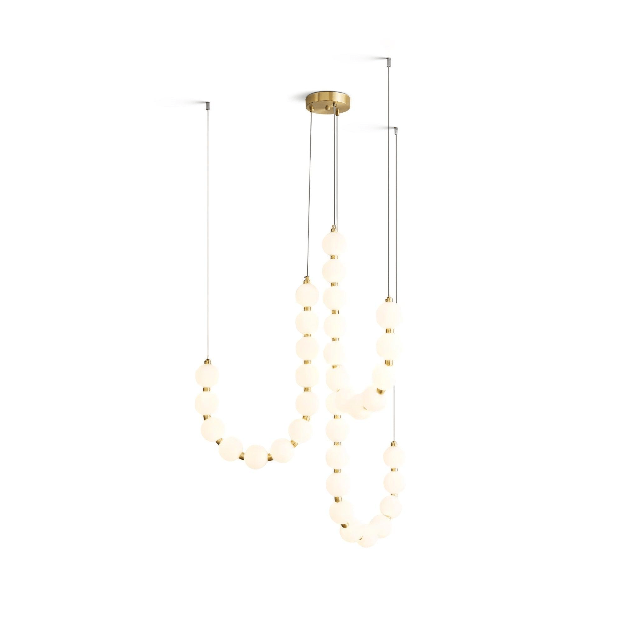 Pearl Modernl Glass Chandelier - Letslighting