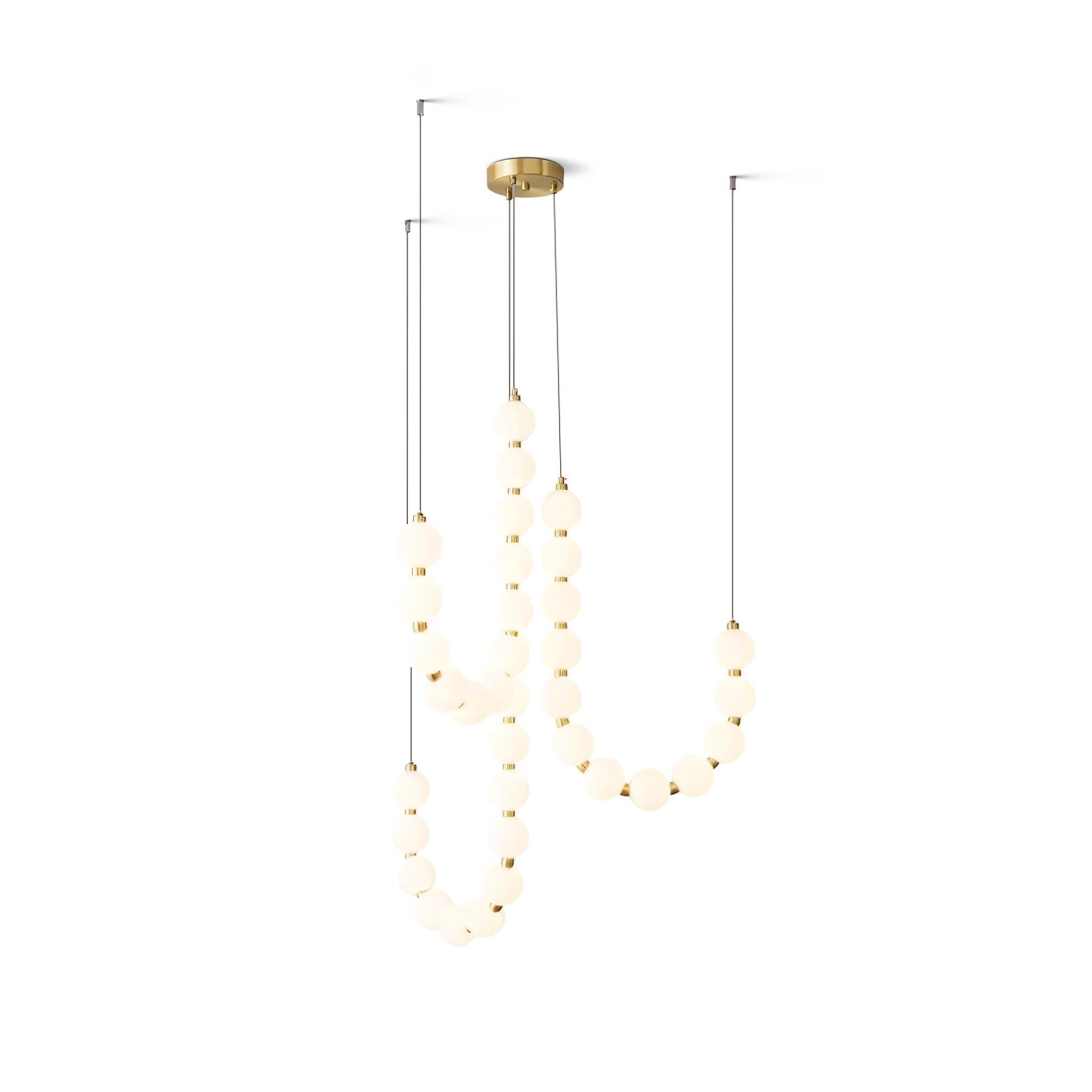 Pearl Modernl Glass Chandelier - Letslighting