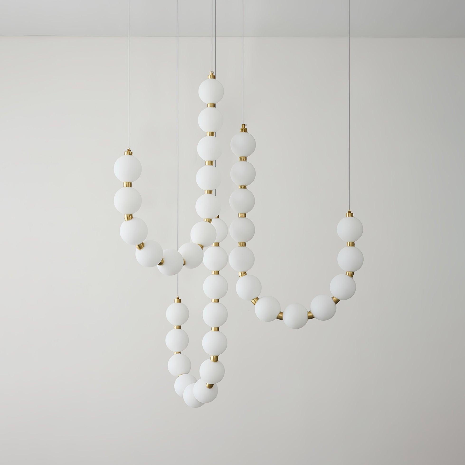 Pearl Modernl Glass Chandelier - Letslighting
