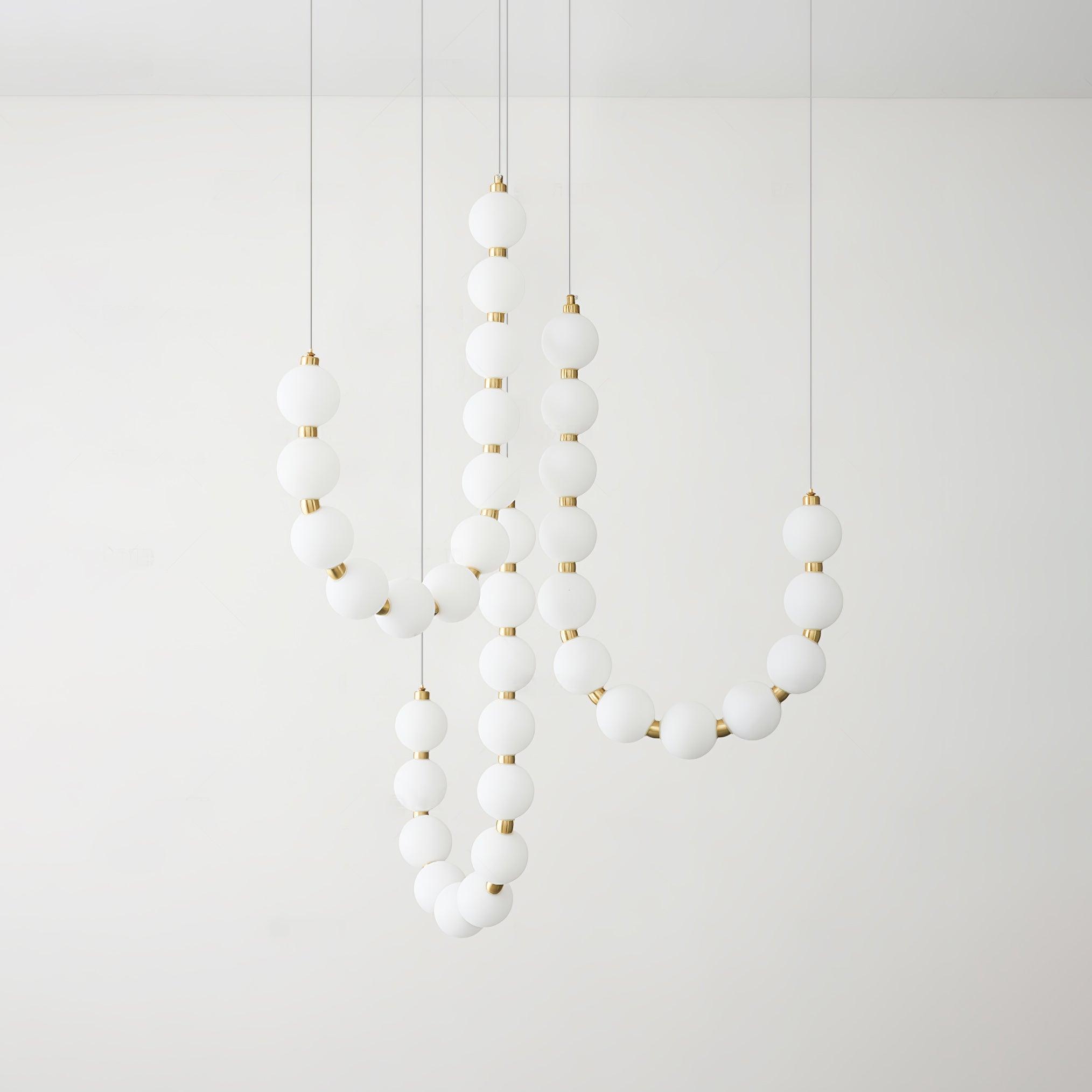 Pearl Modernl Glass Chandelier - Letslighting