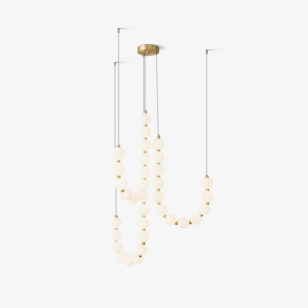 Pearl Modernl Glass Chandelier - Letslighting
