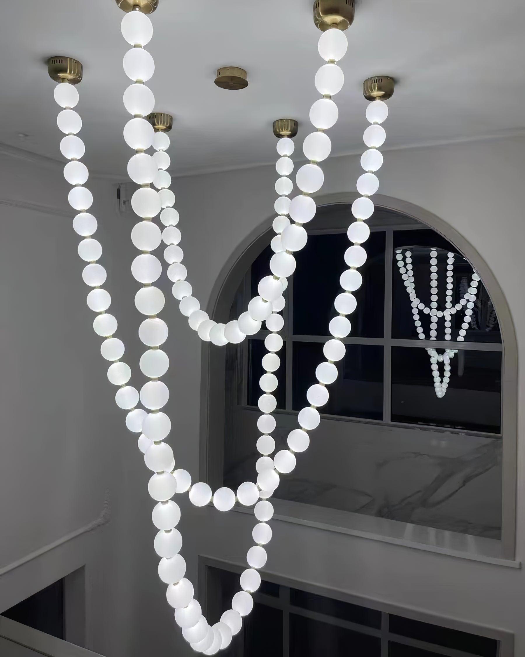 Petal Chandelier Luxurious Pearl Necklace - Letslighting