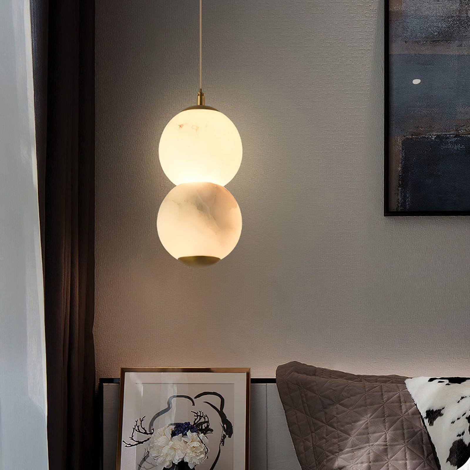 Ritta Alabaster  Pendant Light Head 2 /3/4