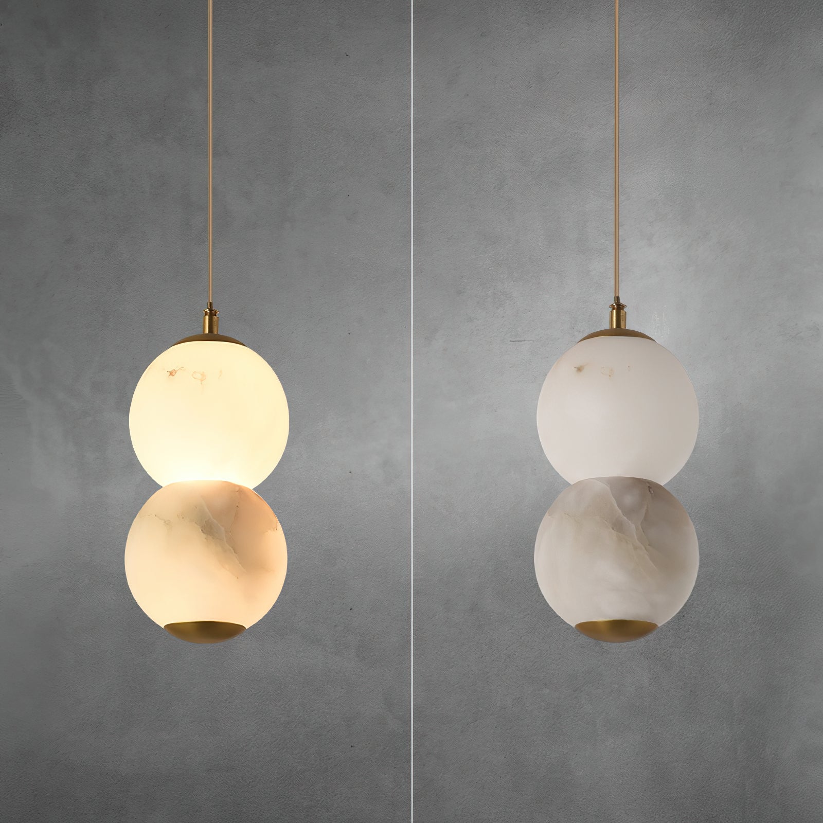Ritta Alabaster  Pendant Light Head 2 /3/4