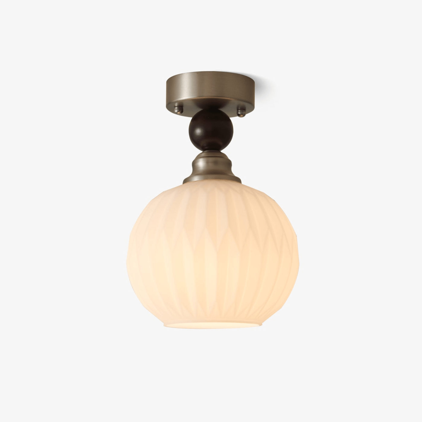 Ivcarila Modern Minimalist Pearl Sphere Glass Ceiling Lamp - Letslighting