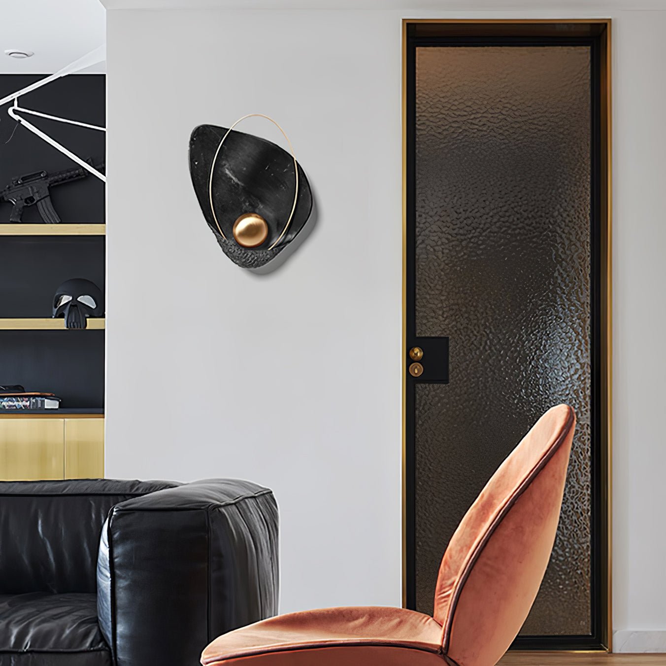 Vethaora Premium Nordic Art Pearl Resin Wall Lamp - Letslighting