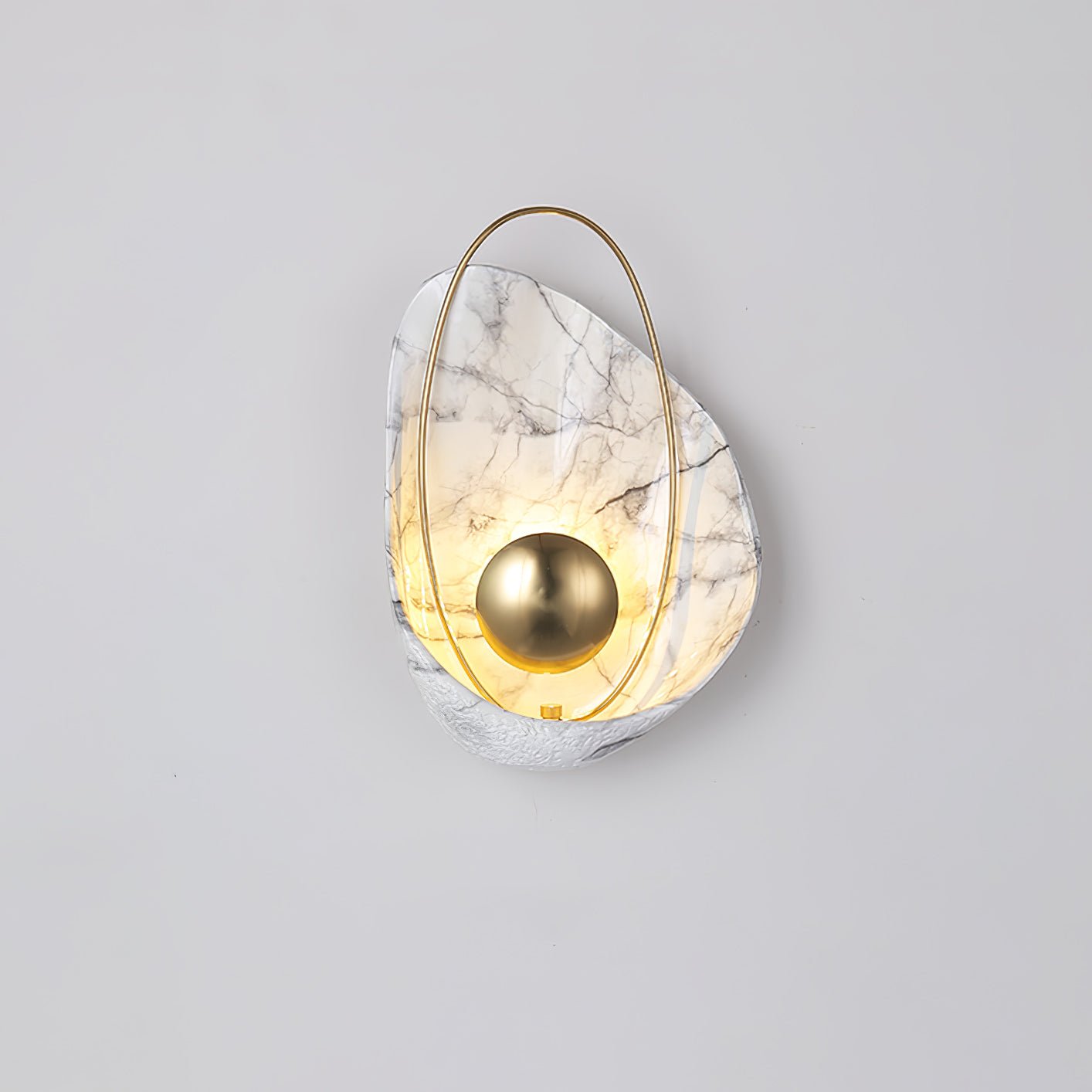 Vethaora Premium Nordic Art Pearl Resin Wall Lamp - Letslighting