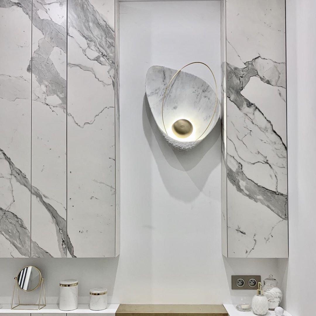 Vethaora Premium Nordic Art Pearl Resin Wall Lamp - Letslighting